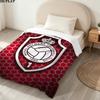 Royal Antwerp Fc Print Flannel Blanket, High quality Comfortable for All Seasons, Home Decor, Warmth and Comfort, Perfect for Christmas Gifts