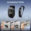 BEKV7 Universal Car Sunshade Sunglasses Storage ID Card Glasses Clip For BMW M Performance Alpina M3 M5 M6 X1 X3 X4 X5 G20