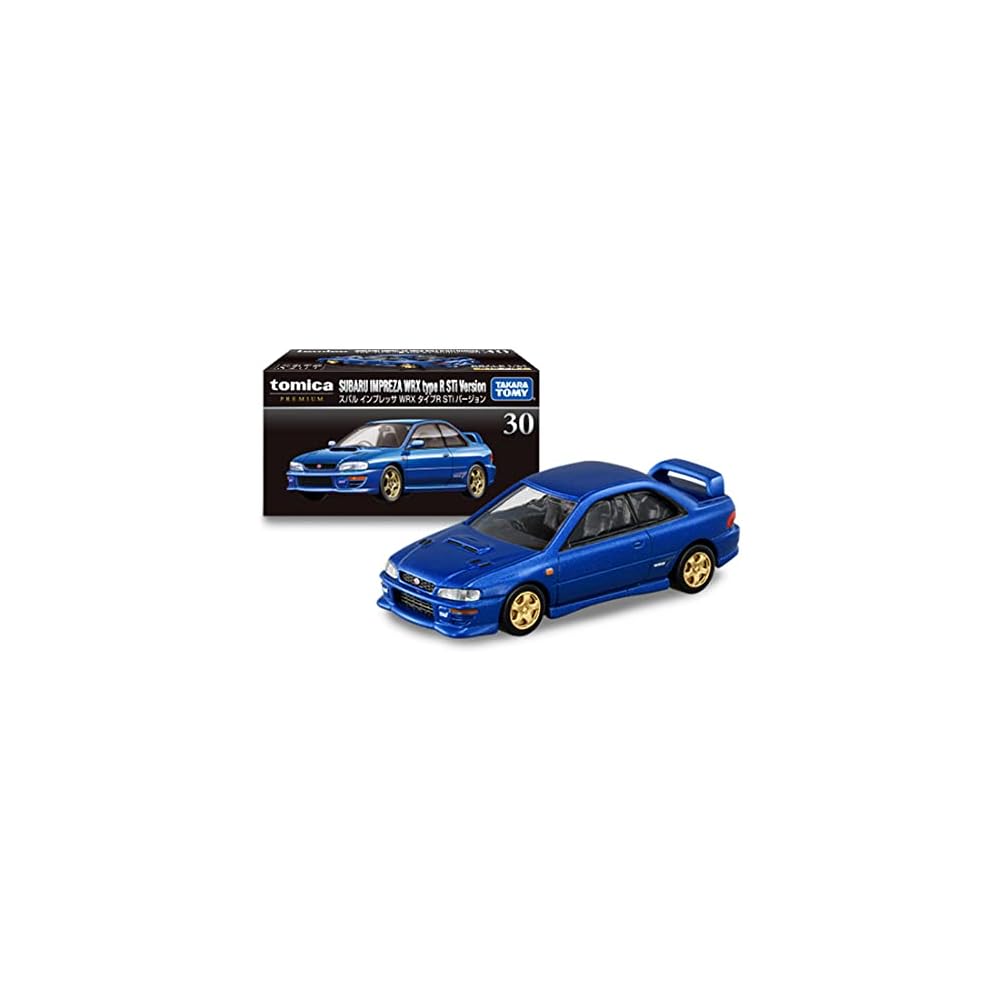 Takara Tomy Tomica Premium 30 Subaru Impreza WRX Type R Sti Version Diecast Car Toy 6+ Years Boxed