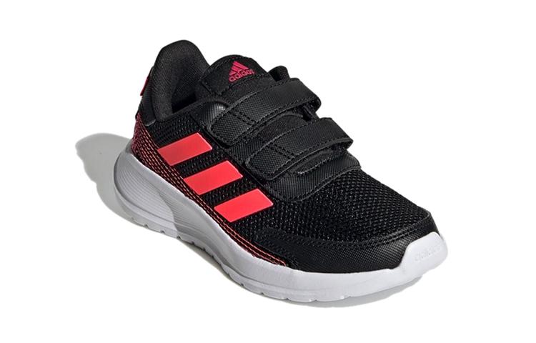 adidas Run C Удобные Дышащие Низкие Детские Беговые Кроссовки Черно-Розовые Для Детей Возрастом 3-7 Лет FW4013