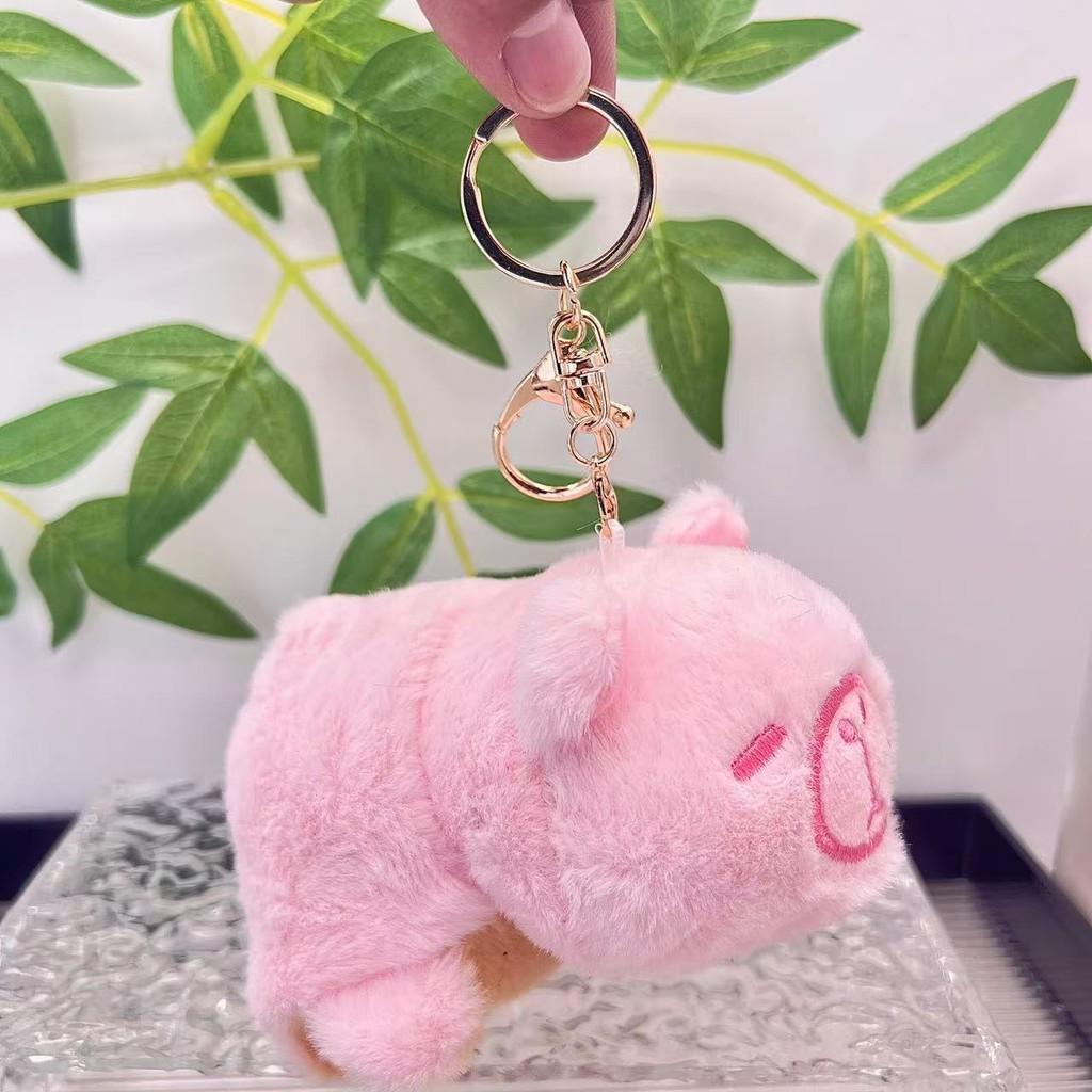 Water Unique Flip Capybara Plush Toy Cute Animal Keychain Soft Short Plush Design