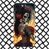 Чехол для телефона Catrina Beautiful Rose Girl Skull для iPhone 17 Air 16 16E 15 14 Plus 13 Mini 12 11 Pro Max 7 8 + SE 2020 Мягкий чехол