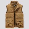 Men Winter Fashion Wool Vest Cotton-Padded Vests Coats Men's Sleeveless Vest Jackets Warm Waistcoats Clothing Plus Size
