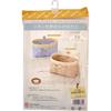 Hamanaka Eco Craft Kit Small Basket with Ribbon Pastel Blue X Cream H360-221-2