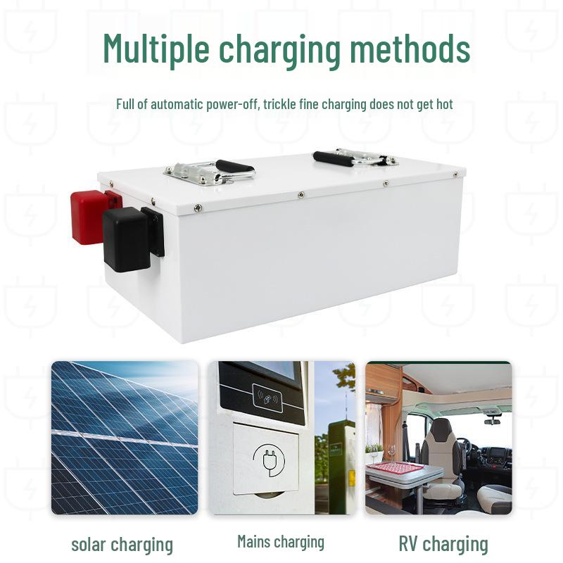 12.8V 500Ah LiFePO4 Battery Pack for RVs, Communication Base Stations, Marine, and Solar Power
