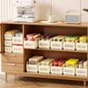 Stackable Cabinet Pull Out Organizer Adjustable Desk Drawer Organizer Retractable Snack Storage Box For Pantry Kitchen Bedroom