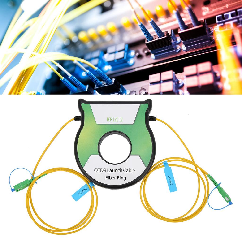 OTDR волоконно-оптический кабель запуска одномодовый 9125um 500M OS2 SCAPCSCAPC разъем адаптер