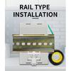 6IN1 Display Smart Meter Din Rail AC Monitor Voltage Current Power Factor Active KWH Electric Energy Frequency Meter D52-2066
