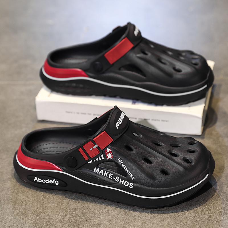 Men Clogs Slippers EVA Insole Men Slippers with Arch Support Waterproof Garden Shoes For Men Beach Shoes