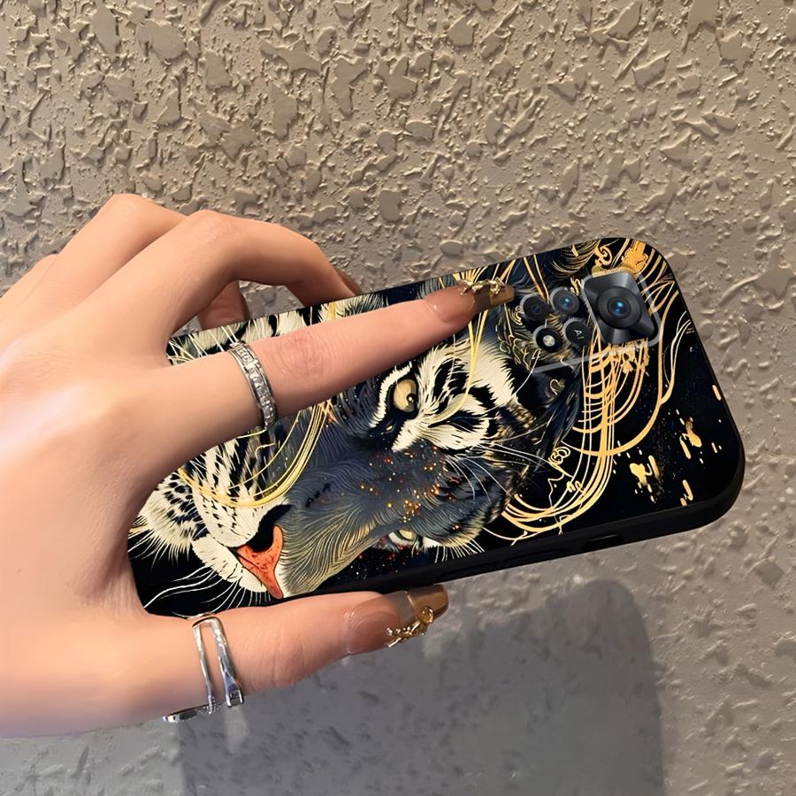 Case for Xiaomi Redmi Note 14 12C 13C A1 A2 A3 12S 12 11 Pro 11S 14C A4 A5 13 Pro Plus 10 K40 K80 9 8 7 Phone Cover Trendy Tiger