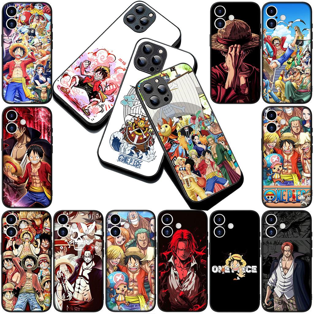 Shanks Red Hair One Luffy Pieces Phone Cover for Motorola Moto Edge 70 60 Fusion NEO Pro G Stylus G56 G96 G04 G05 20 Soft Case