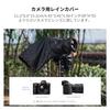 KF CONCEPT Camera Raincoat Rain Cover Transparent Window Half Open Close Possible Waterproof Zipper + Lens