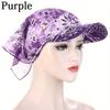 1PC Leisure For Women Men Bandana Scarf Printed Sunscreen Hedging Cap Peaked Cap Outdoor Supplies
