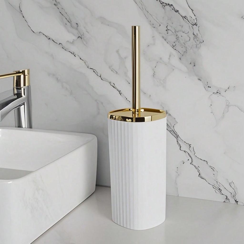 Туалетный ершик с длинной ручкой и жесткой щетиной для уборки без мертвых зон