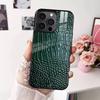 Чехол для телефона с принтом под кожу крокодила для iPhone 17, 16, 15, 14, 13, 12, Plus, Pro, Max для Magsafe Магнитной Беспроводной Зарядки