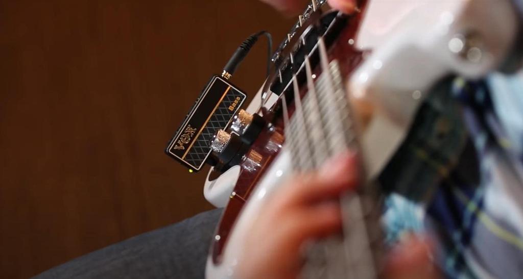 VOX Bass Headphone Amplifier amPlug2 Bass Rhythm Pattern AP2BS Compact/No Cables/Home Practice/Battery Powered/Built-in