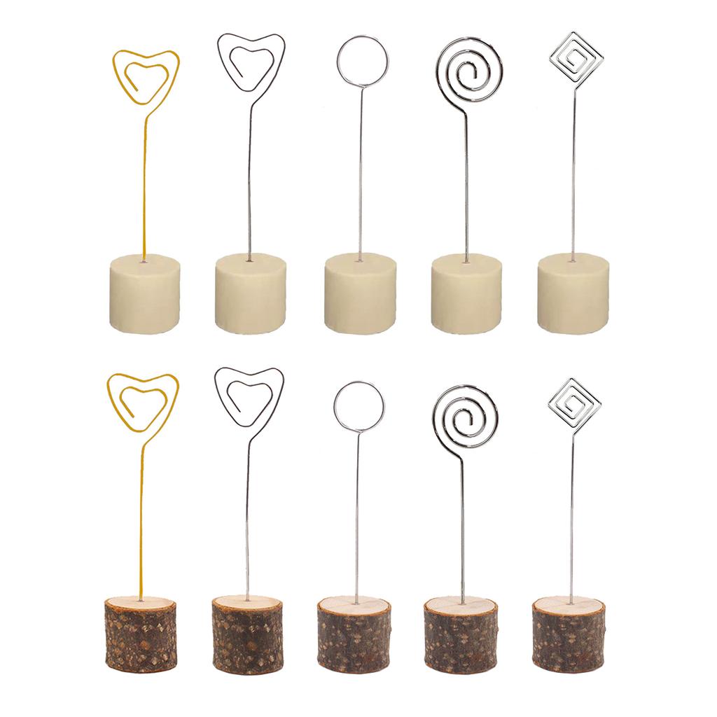 20 шт. деревянных держателей для номеров столов, подставки, деревянные держатели для карточек с именами, этикетки для еды, держатели для фотографий на свадьбу