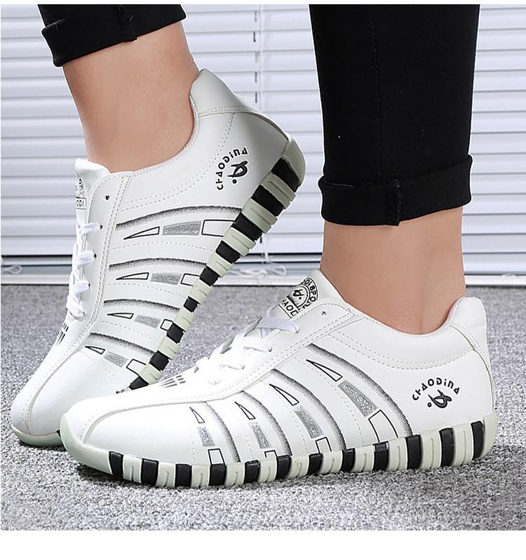 Женские кроссовки, спортивная обувь, женская повседневная обувь для бега в полоску на шнуровке, женские кроссовки, размер 35-41