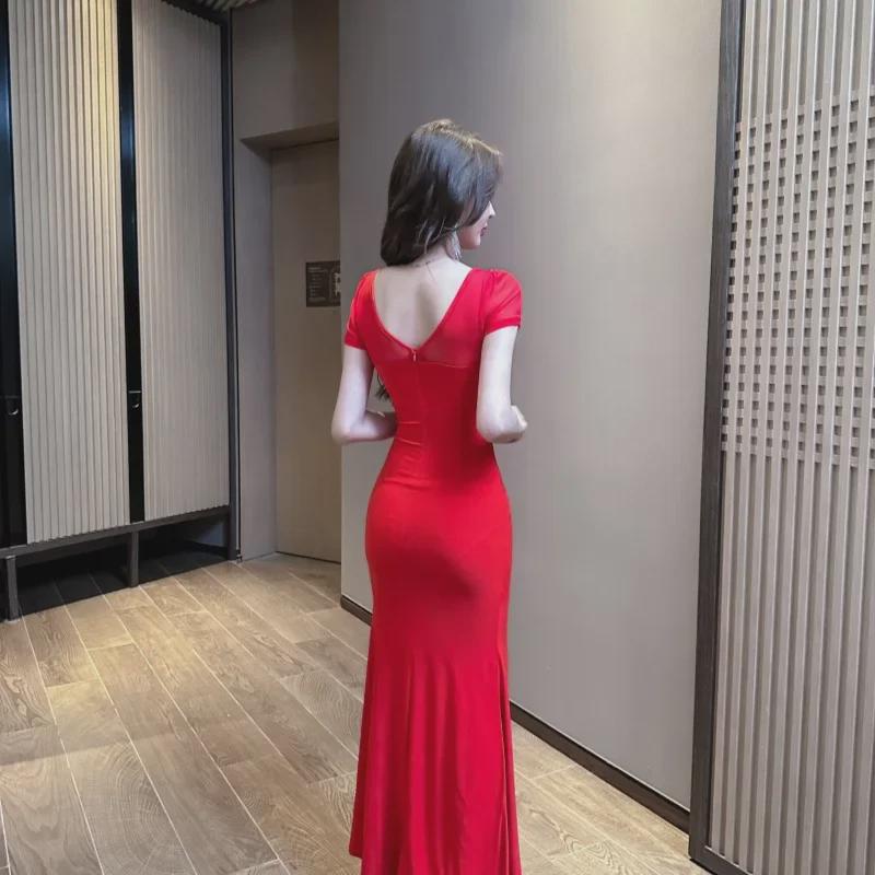 2025 Spring/Summer Sexy Retro Cheongsam: High-End Slit Style
