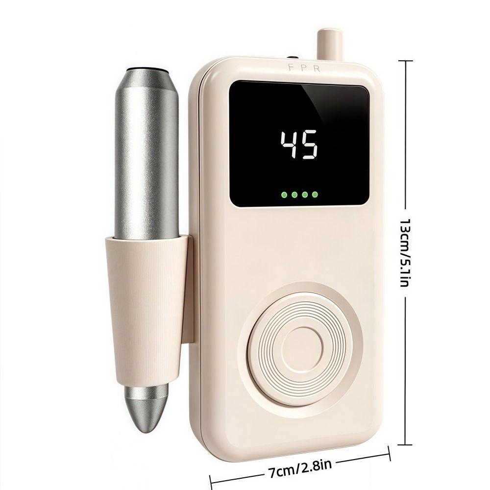 LED Display Electric Nail File 6 Grinding Heads Nail Grinder  Nail Tools
