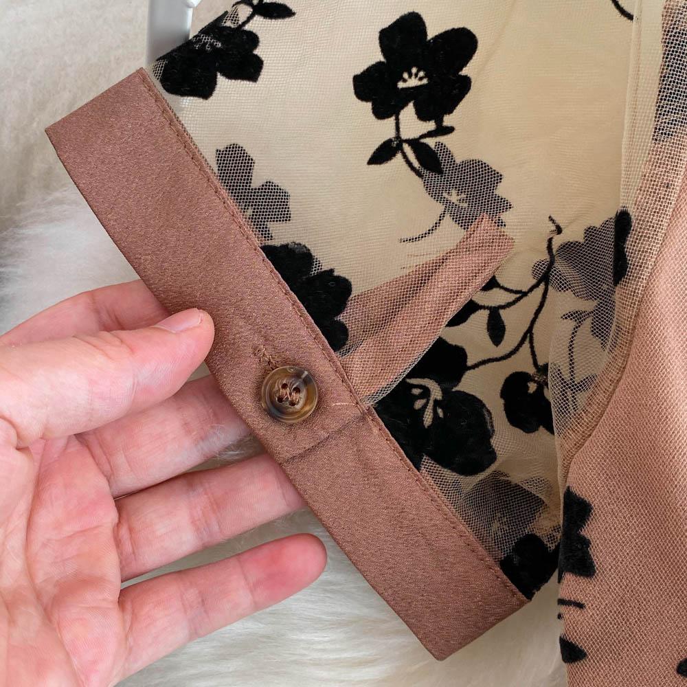 RUGOD Summer Retro Embroidered Waist Slim A-line Dress Elegant Large Swing Long Dress