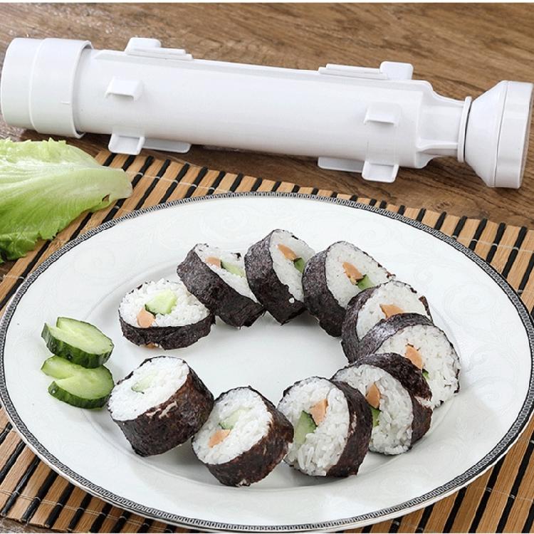 Food Grade Plastic Cylindrical Mold Easy Cleaning Perfect Sushi Rolls Sushi Maker Bazookas Kitchen Easy Cooking Tool