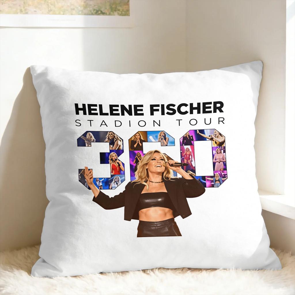 Наволочка для подушки H-Helene Fischer 360° Stadium Tour Мягкая наволочка Милая забавная наволочка для подушки для дивана спальни домашнего декора