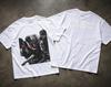2026 Band Tour Double Sided Print Oversized T-Shirt Unisex Black Tee Front Vintage Band Photo With Red Slogan Back World Tour