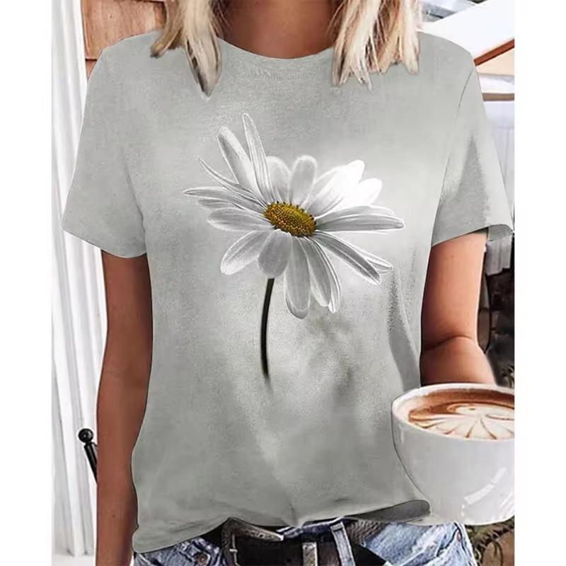 Женская футболка Tee Cat Daily Weekend Print Black Short Sleeve Fashion Graphic Design Round Neck t Shirts for women Summer
