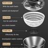 Salad Spinner Stainless Steel Large, Vegetable Washer  Lettuce Cleaner and Dryer