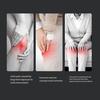1 Pair Mugwort Acupressure Knee Sleeves Self Heating Compression Knee Sleeves Acupressure Elastic Knee Wrap for Men Women