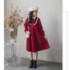 Girl Preppy Style Long Sleeve Dress Blouse Collar