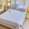 1pc Bedsheet with Elastic Band Pure Cotton Fitted Cover Adults Kids Bed Cover Home Mattress Protector Couvre Lit (No Pillowcase)
