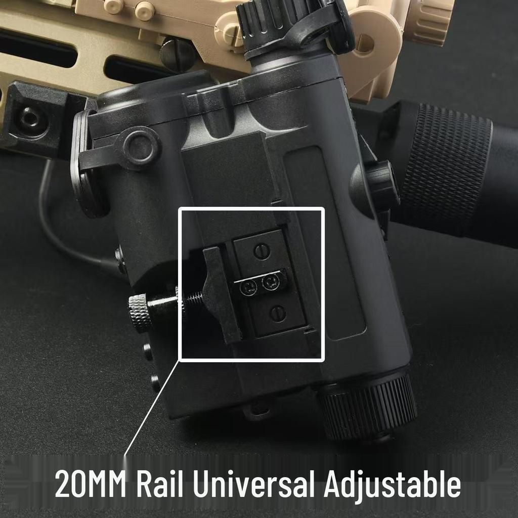 PEQ-15 Nylon Tactical Laser Box with Infrared & Strobe Flashlight for M4A1 Side Mount