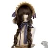 Женский парик Connie Wigs - Винтажная стрижка "Медуза", длинные кудрявые волосы - Стиль Sweet Lolita с римскими локонами, визуально сужающими лицо