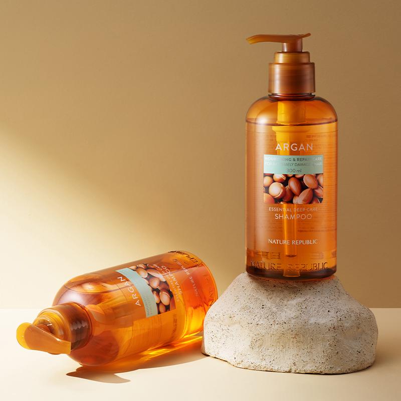 Nature Republic Шампунь для глубокого ухода Argan Essential 300 мл