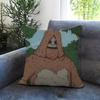 S-Sassy the SasquatchS Cushion Cover Comfortable Reversible Pillow Cover Ideal for Car Sofa Bedroom & Beyond
