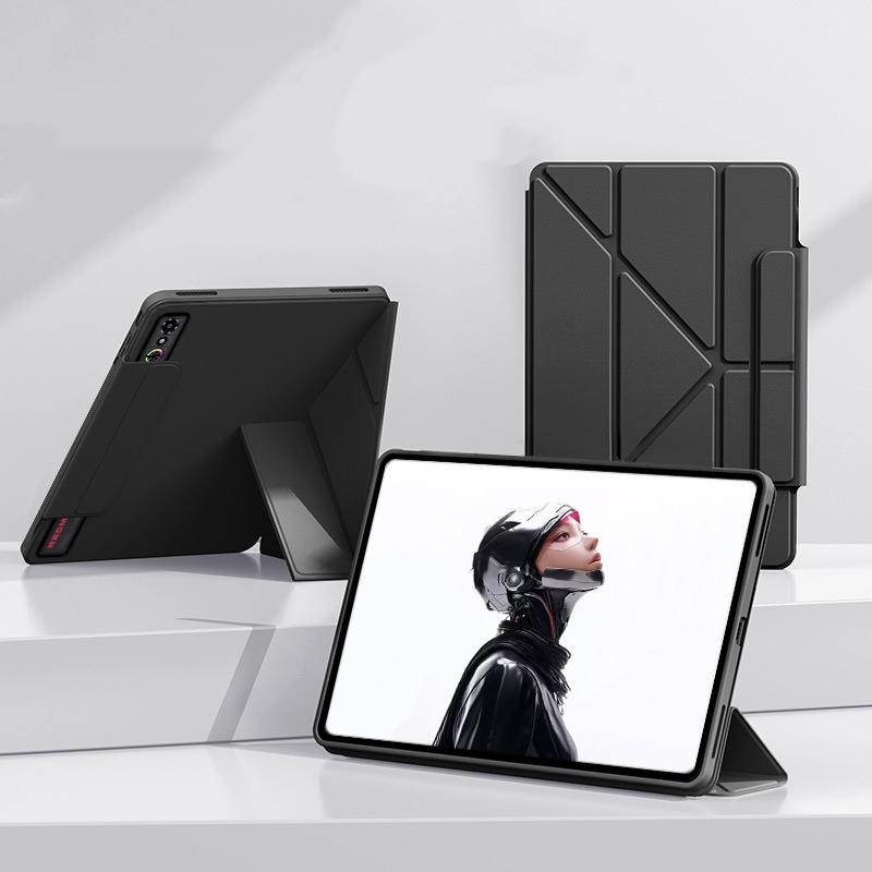 Защитный чехол для игрового планшета RedMagic Astra с функциями ударопрочности и защиты от падений, складной подставкой и функцией пробуждения при открытии