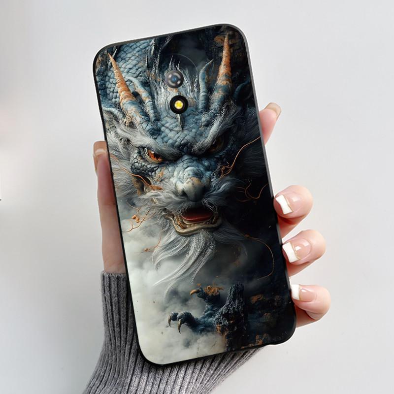 Case For Itel A16/A16 Plus/A23/Itel Alpha Lite Anime Style Bumper Soft Silicone Jelly Black Case Trendy Painted Shockproof Cover