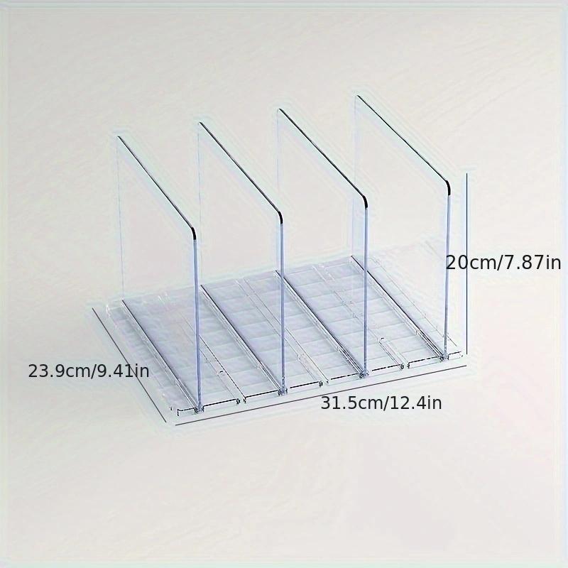 Пластиковый органайзер-разделитель полок для вертикального кошелька, сумки-свитера, рубашки в кладовой, спальне