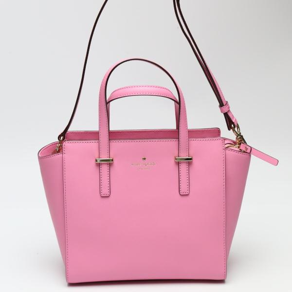 Kate Spade With Shoulder strap leather Handbag leather pink Women Used