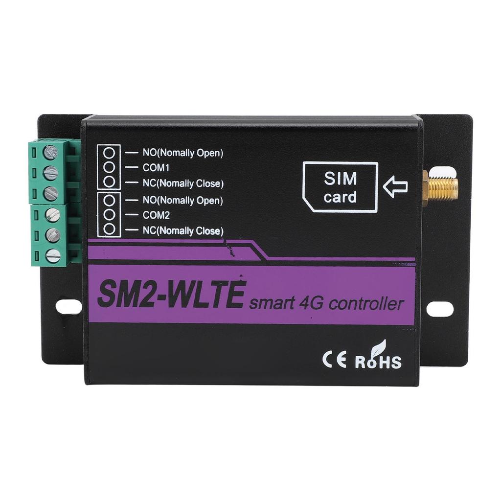 SM2 WLTE EA 2-канальный 4G SMS-контроллер сигнализации, пульт дистанционного управления с веб-приложением, температурой