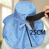 Fordable Sun Hat Wide Brim Fisherman Hat Fashion Face Hood Hat  Women