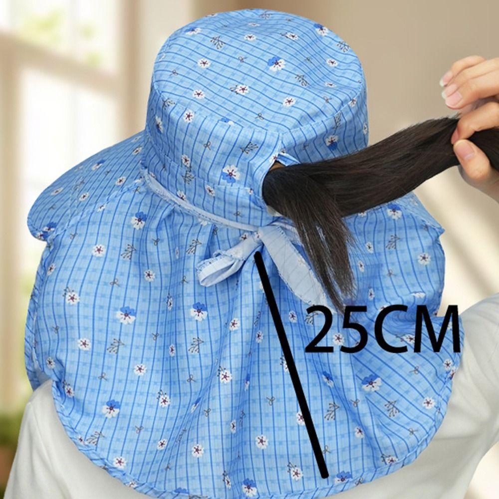 Fordable Sun Hat Wide Brim Fisherman Hat Fashion Face Hood Hat Women