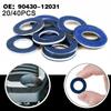 40pcs 12mm Hole Nut Seal Oil Pan Oil Drain Screw Gasket Washer Suitable For TOYOTA/Toyota 90430-12031 90341-12012 A4R7