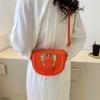 Chic Street Style Saddle Bag Women Bags 2023 Minimalist Shoulder Crossbody