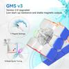 GAN 12M Maglev Frost 3x3 Безнаклейковый Кубик для спидкубинга Соревновательный Флагманская модель Цвет (Основной интерьер)