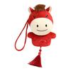 Cute Mini Horse Pendant Keychain Good Luck Horse Ornament Simulation Stuffed Animal Chinese Zodiac Horse Gift