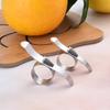Orange Peelers Easy Open Orange Peeler Stainless Steel Lemon Parer Citrus Fruit Skin Remover Slicer Peeling Kitchen Gadgets