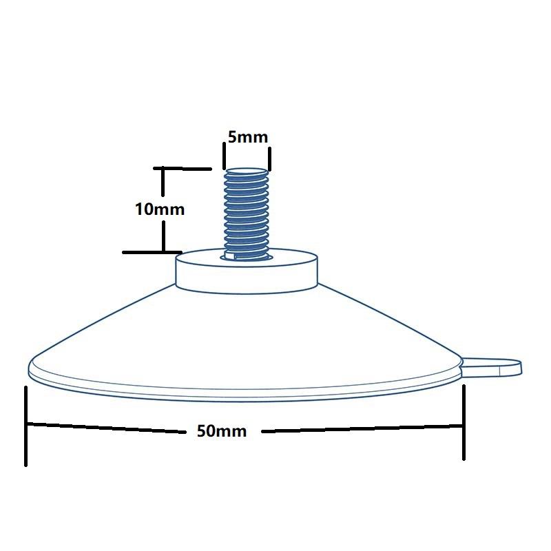 10 шт. Вакуумные присоски-крючки 50 мм Прозрачные присоски Стеклянные присоски для ванной комнаты Сильные присоски для стекла автомобиля Окна ванной комнаты